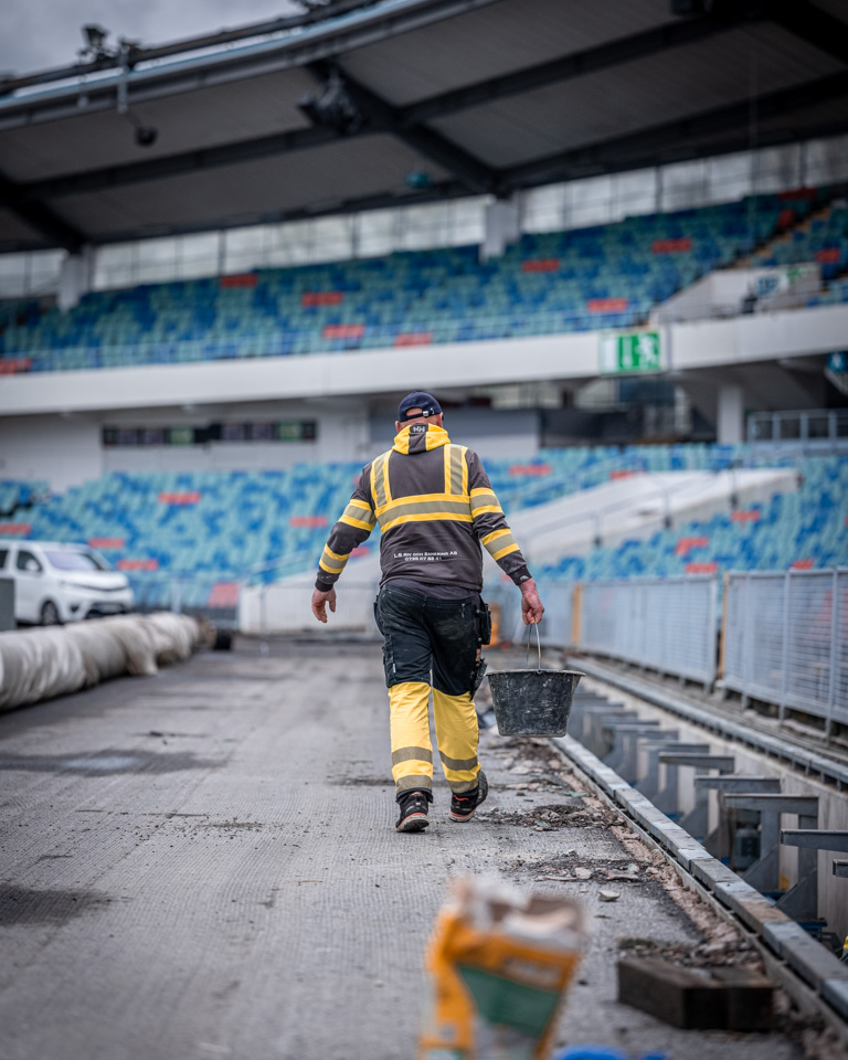 Staff accommodation kitchen